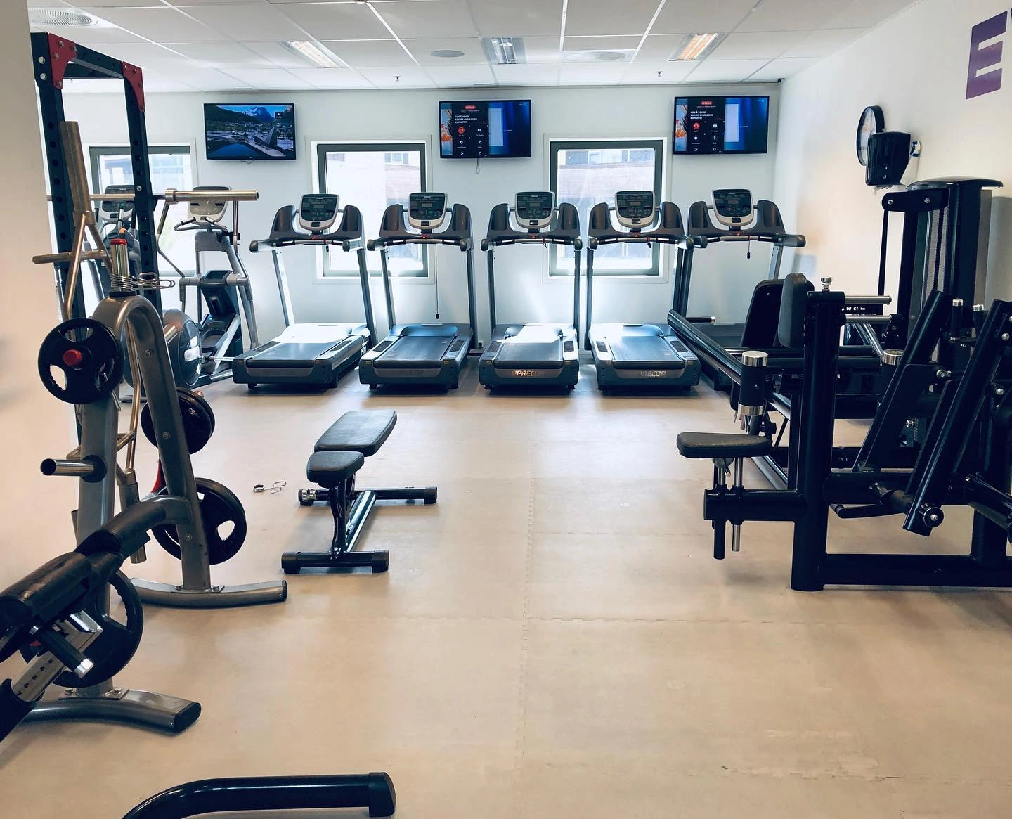 Kondisjonsavdelingen hos Everybody Gym & Fitness